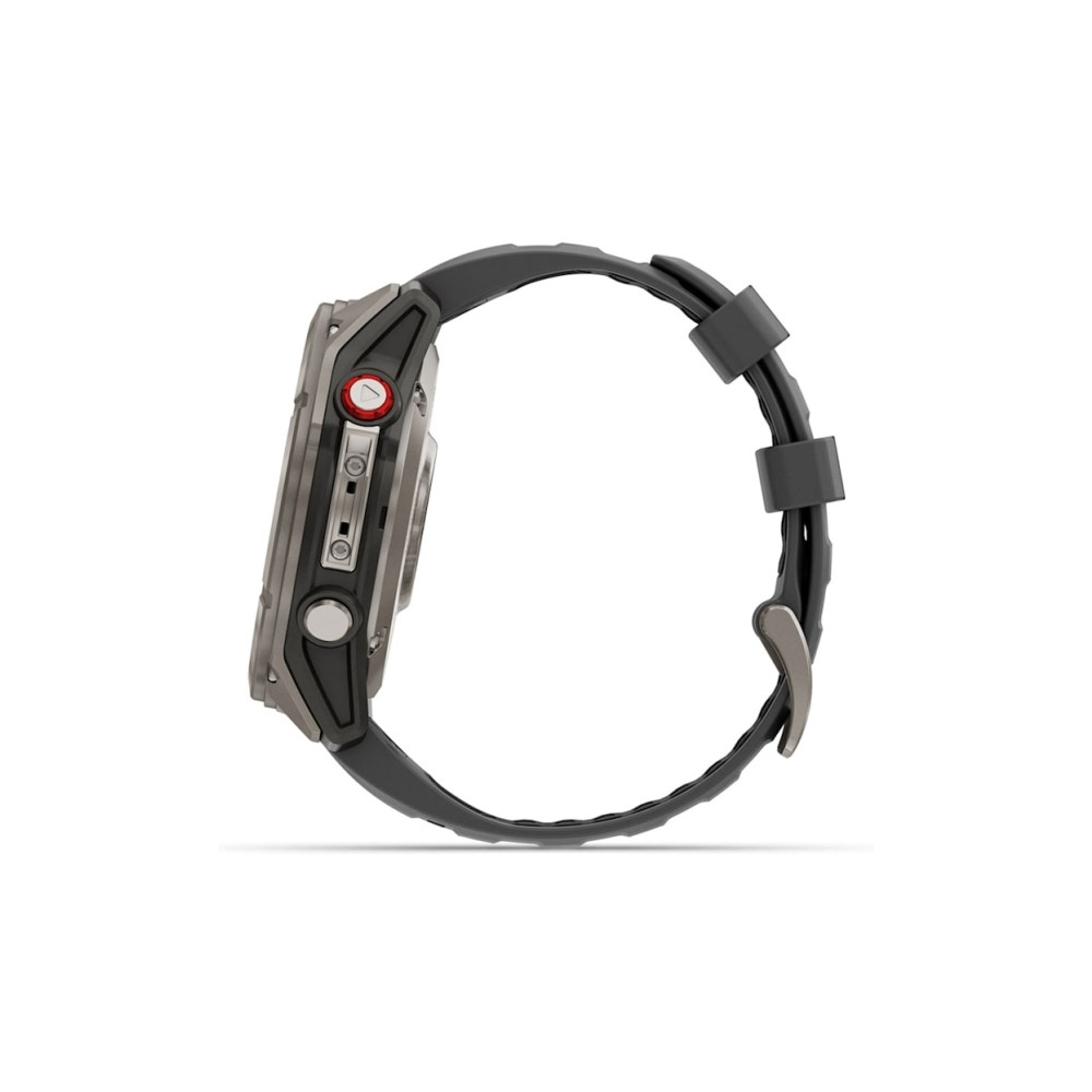 Produktbild för Garmin Fenix 8 Pro - titan - Ja sportklocka med rem - graphite/black - 32 GB