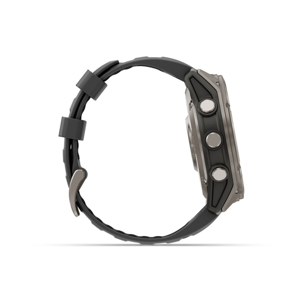 Produktbild för Garmin Fenix 8 Pro - titan - Ja sportklocka med rem - graphite/black - 32 GB