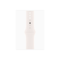 Produktbild för Apple Watch Series 11 (GPS + Cellular) - guldrosa aluminium - smart klocka med sportband - lätt rouge - 64 GB