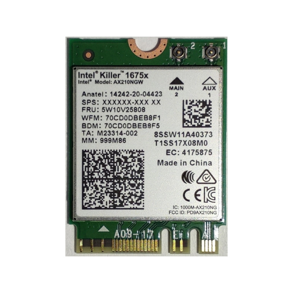Produktbild för Intel Wi-Fi 6E AX210 - nätverksadapter - M.2 2230