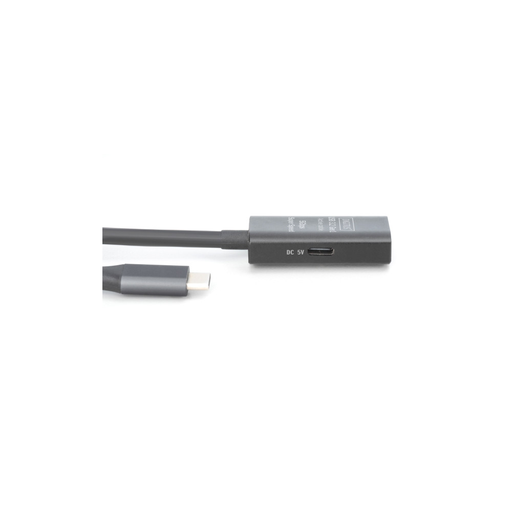 Produktbild för DIGITUS - USB-förlängningskabel - USB-C till USB-C - 5 m