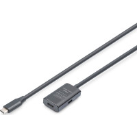 Produktbild för DIGITUS - USB-förlängningskabel - USB-C till USB-C - 5 m