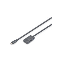 Produktbild för DIGITUS - USB-förlängningskabel - USB-C till USB-C - 5 m