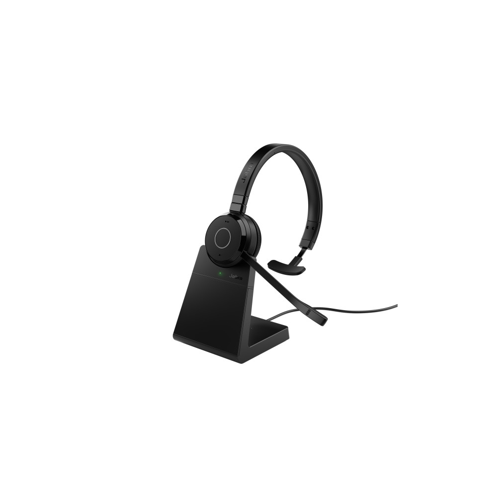 Produktbild för Jabra Evolve 65 TE Mono - headset - USB-A via Bluetooth-adapter