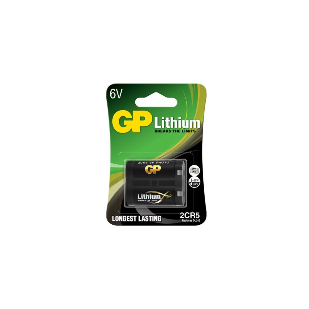 Produktbild för GP Batterier GP2CR5STD109C1 2CR5 Fotobatteri Litium 6 V 1 st