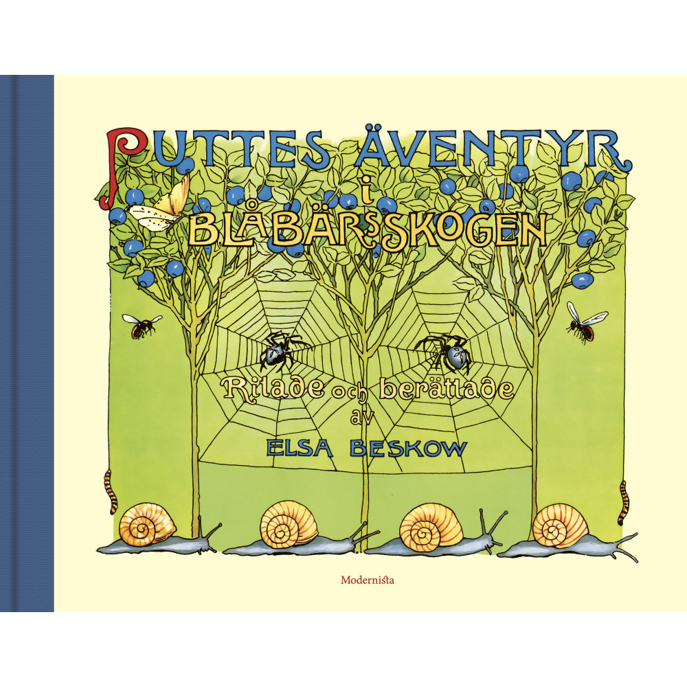 Produktbild för Puttes äventyr i blåbärsskogen (bok, kartonnage)