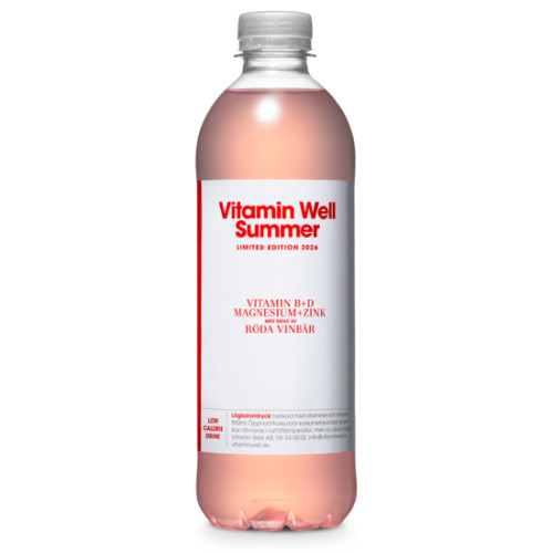 Vitamin Well Röda Vinbär Summer Edition 50cl