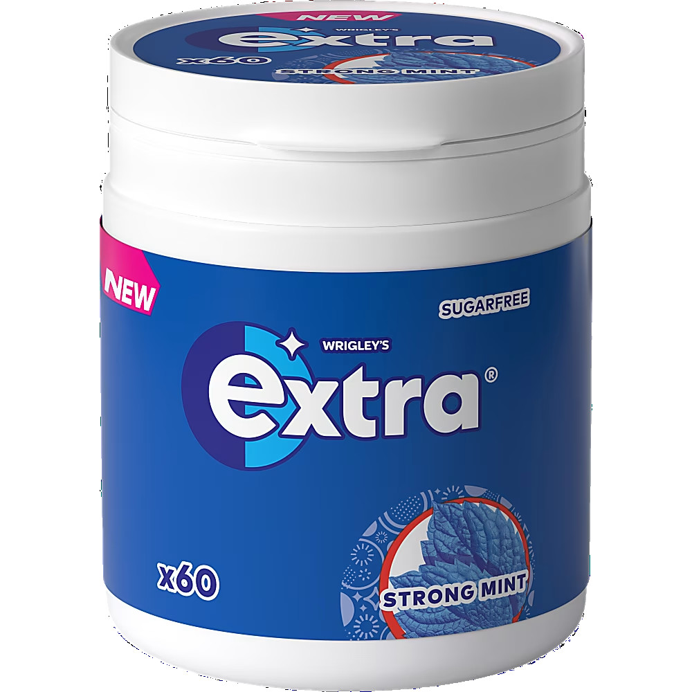 Produktbild för Tuggummiburk Strong Mint 84g