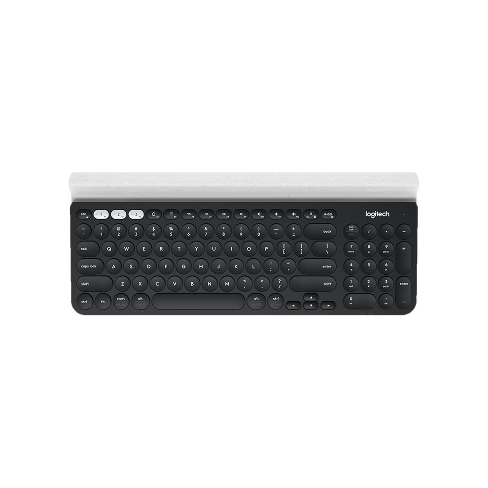 Produktbild för Logitech K780 Multi-Device - tangentbord - tysk - vit Inmatningsenhet