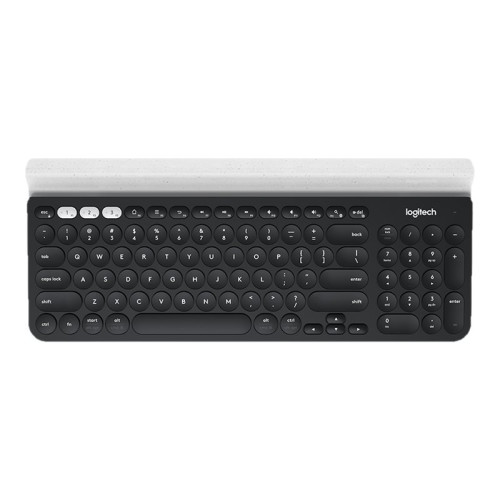 Logitech Logitech K780 Multi-Device - tangentbord - tysk - vit Inmatningsenhet