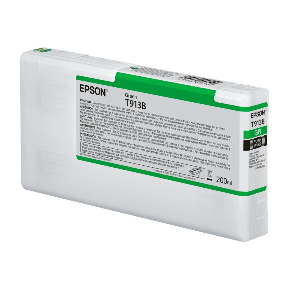 Produktbild för Epson T913B - grön - original - bläckpatron