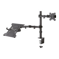Produktbild för Neomounts FPMA-D550NOTEBOOK monteringssats - fullständig rörelse - för LCD-bildskärm/bärbar dator - svart