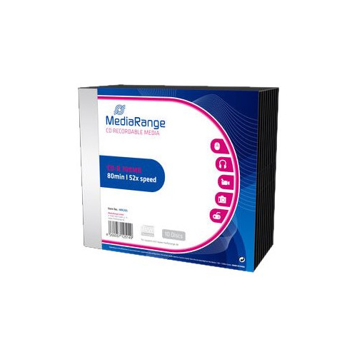 MediaRange MediaRange - CD-R x 10 - 700 MB - lagringsmedier