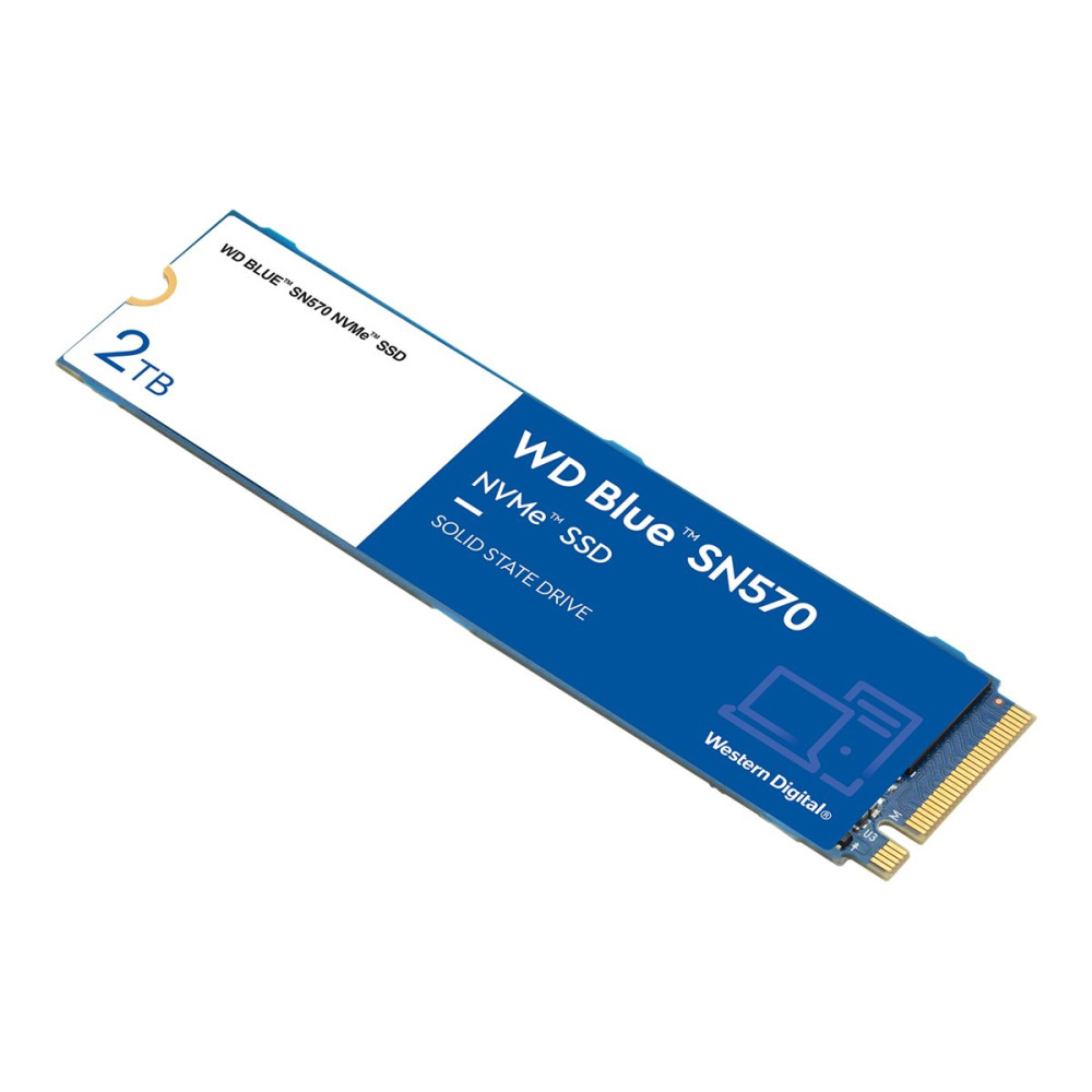 Produktbild för WD Blue SN570 NVMe SSD WDS200T3B0C - SSD - 2 TB - PCIe 3.0 x4 (NVMe)