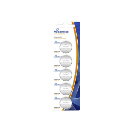 MediaRange MediaRange batteri - 5 x CR2430 - Li