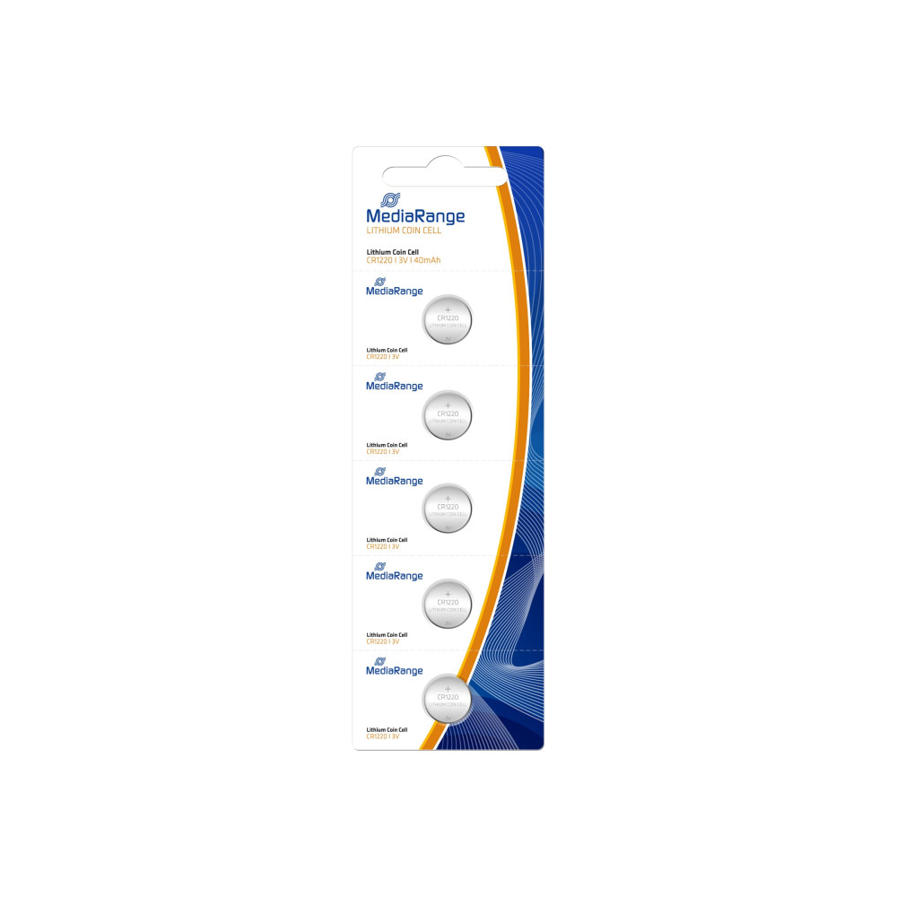 Produktbild för MediaRange batteri - 5 x CR1220 - Li-Ion