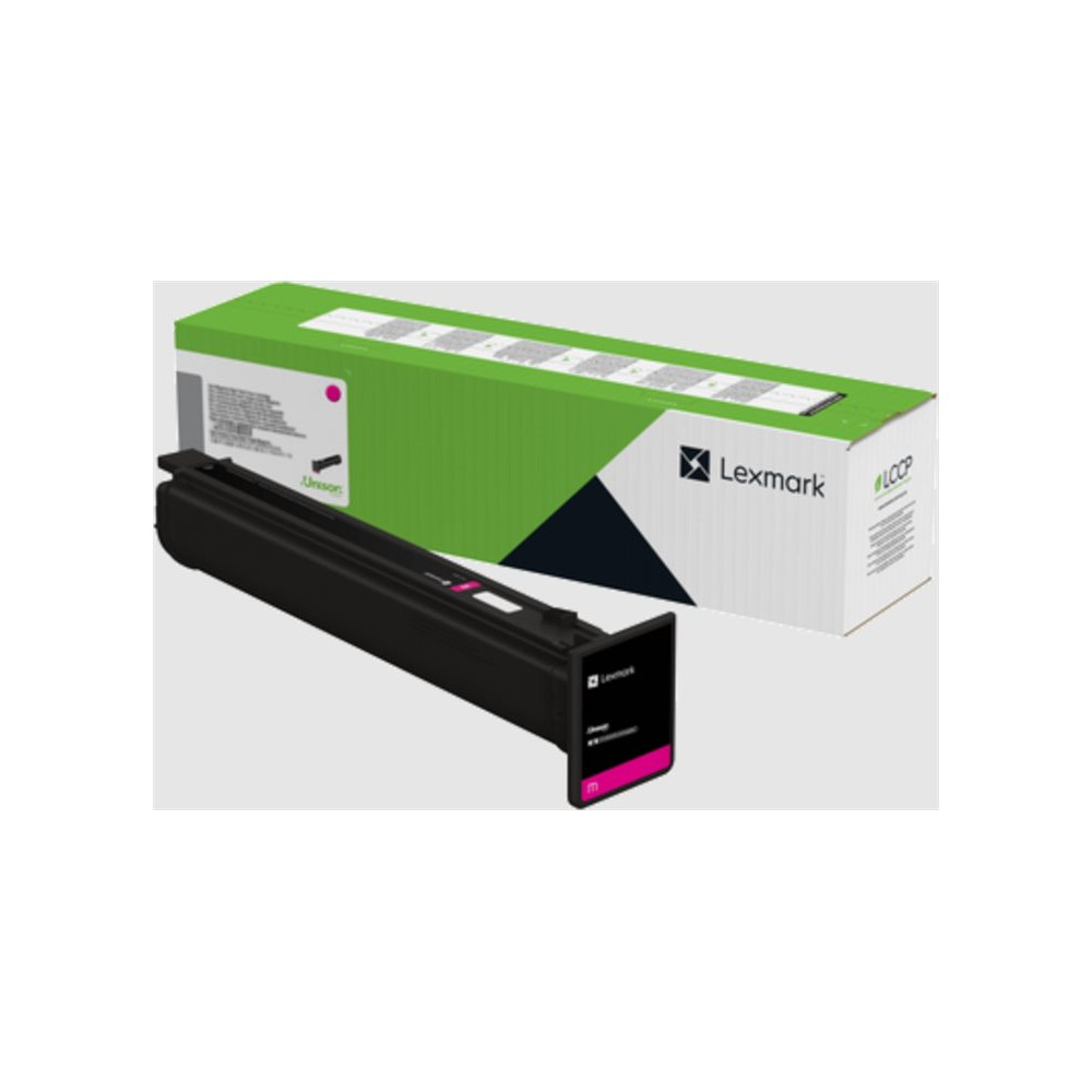 Produktbild för Lexmark - magenta - original - tonerkassett - LCCP, LRP