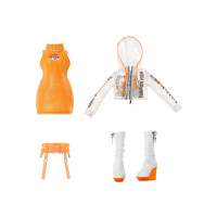 Produktbild för Rainbow High Orange Fashion Doll -Michelle St. Charles, Mode...