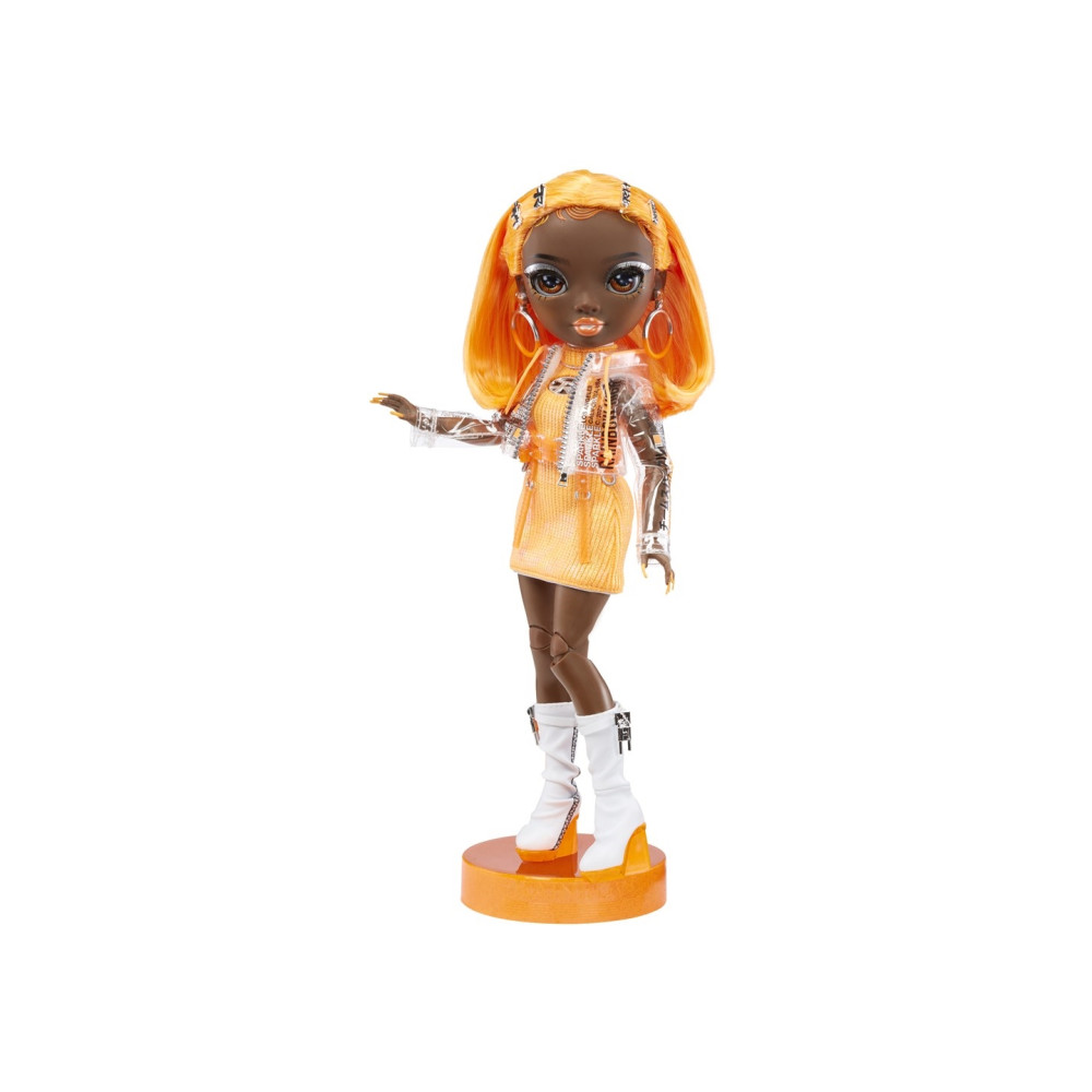 Produktbild för Rainbow High Orange Fashion Doll -Michelle St. Charles, Mode...
