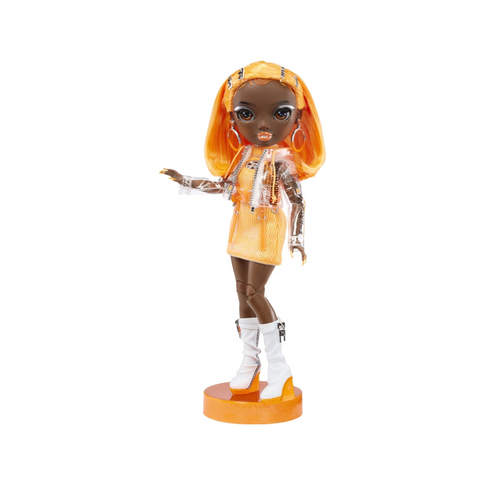 Produktbild för Rainbow High Orange Fashion Doll -Michelle St. Charles, Mode...