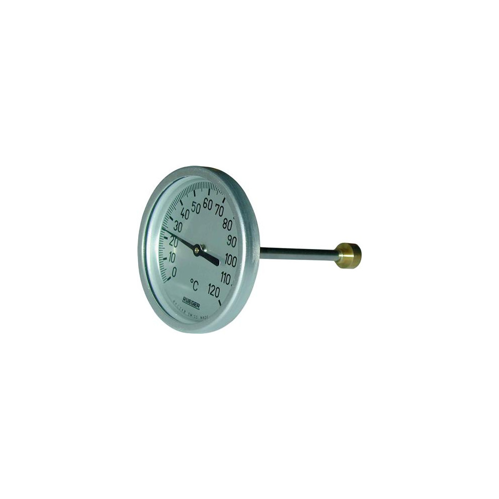 Produktbild för Slowik SØRENSEN & KOFOED Rüger termometer typ TCH. 0-120° Ø6...