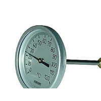 Produktbild för Slowik SØRENSEN & KOFOED Rüger termometer typ TCH. 0-120° Ø6...