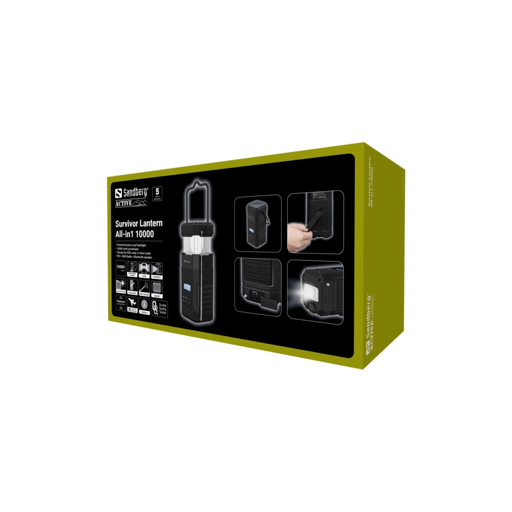 Produktbild för Sandberg Survivor Lantern power bank - USB