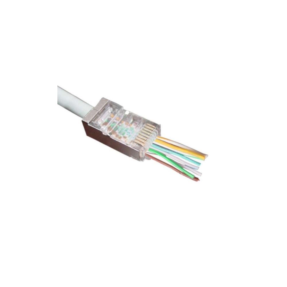 Produktbild för MicroConnect Easy Connector nätverkskontakt - aluminium