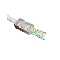 Produktbild för MicroConnect Easy Connector nätverkskontakt - aluminium