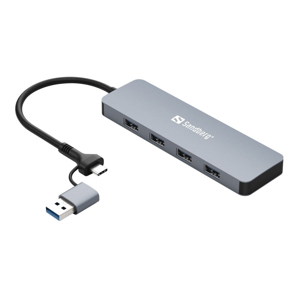 Produktbild för Sandberg - hubb - USB-C/A - 4 portar