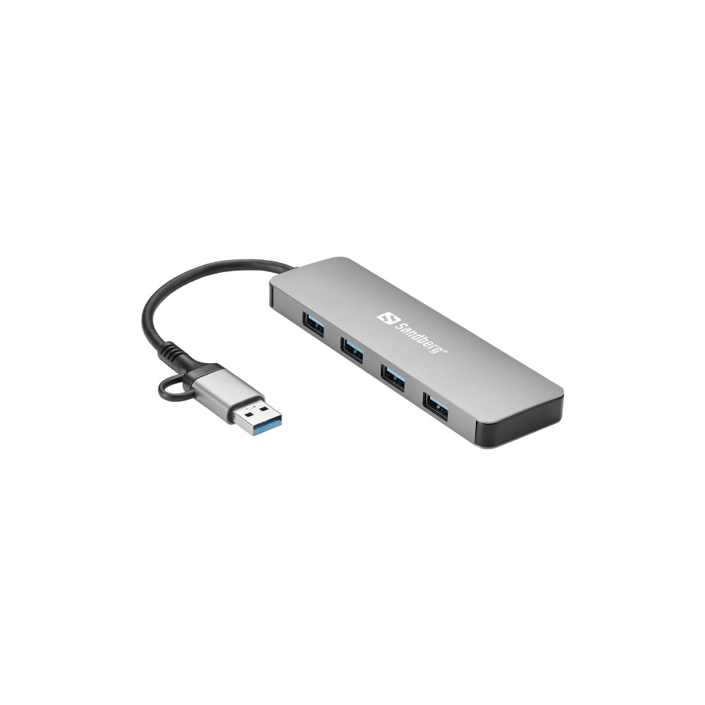 Produktbild för Sandberg - hubb - USB-C/A - 4 portar