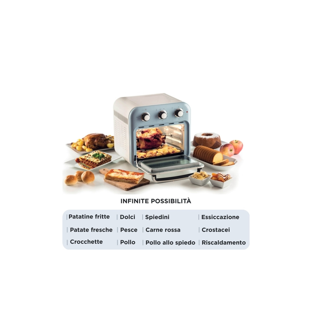 Produktbild för Ariete 4632/05, Varmluftsfritös, 16 l, 80 ° C, 230 ° C, 60 m...
