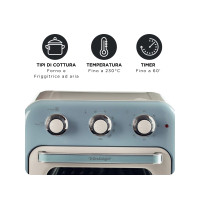 Produktbild för Ariete 4632/05, Varmluftsfritös, 16 l, 80 ° C, 230 ° C, 60 m...
