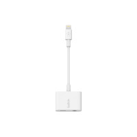 Produktbild för Belkin 3.5 mm Audio + Charge RockStar - Lightning- till hörlursjack/laddningsadapter - Lightning / ljud