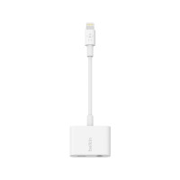 Produktbild för Belkin 3.5 mm Audio + Charge RockStar - Lightning- till hörlursjack/laddningsadapter - Lightning / ljud