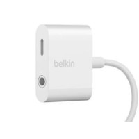 Produktbild för Belkin 3.5 mm Audio + Charge RockStar - Lightning- till hörlursjack/laddningsadapter - Lightning / ljud