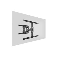 Produktbild för Multibrackets M VESA Flexarm L Full Motion Dual konsol - justerbar arm med full rörlighet - för LCD-display - svart