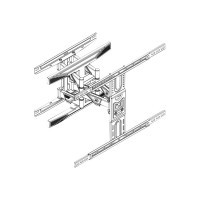 Produktbild för Multibrackets M VESA Flexarm L Full Motion Dual konsol - justerbar arm med full rörlighet - för LCD-display - svart
