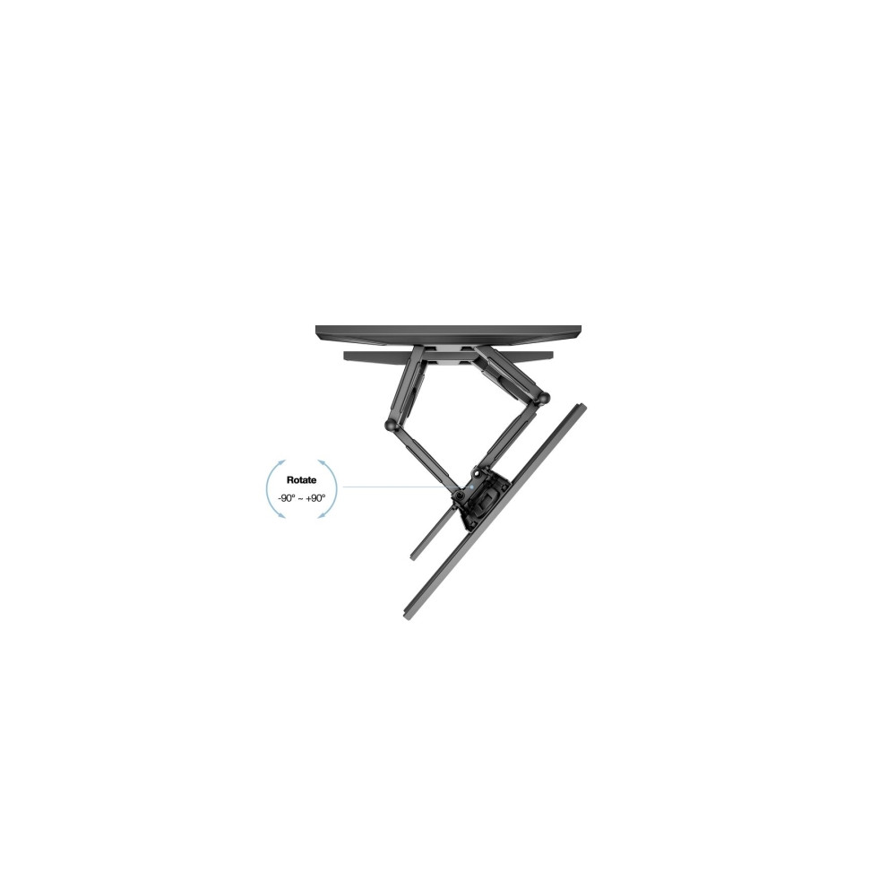 Produktbild för Multibrackets M VESA Flexarm L Full Motion Dual konsol - justerbar arm med full rörlighet - för LCD-display - svart