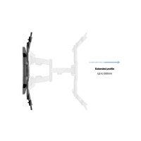 Produktbild för Multibrackets M VESA Flexarm L Full Motion Dual konsol - justerbar arm med full rörlighet - för LCD-display - svart