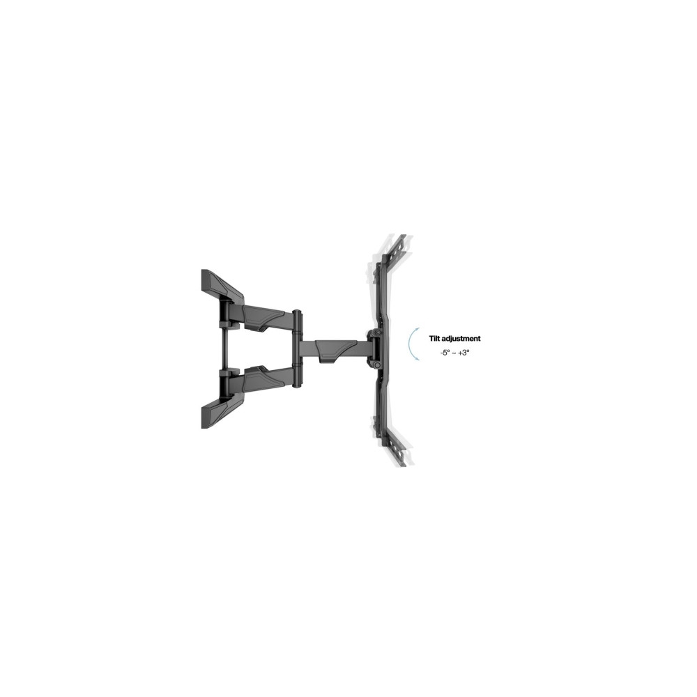 Produktbild för Multibrackets M VESA Flexarm L Full Motion Dual konsol - justerbar arm med full rörlighet - för LCD-display - svart
