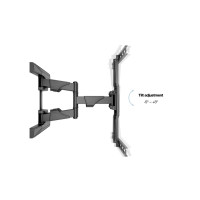 Produktbild för Multibrackets M VESA Flexarm L Full Motion Dual konsol - justerbar arm med full rörlighet - för LCD-display - svart