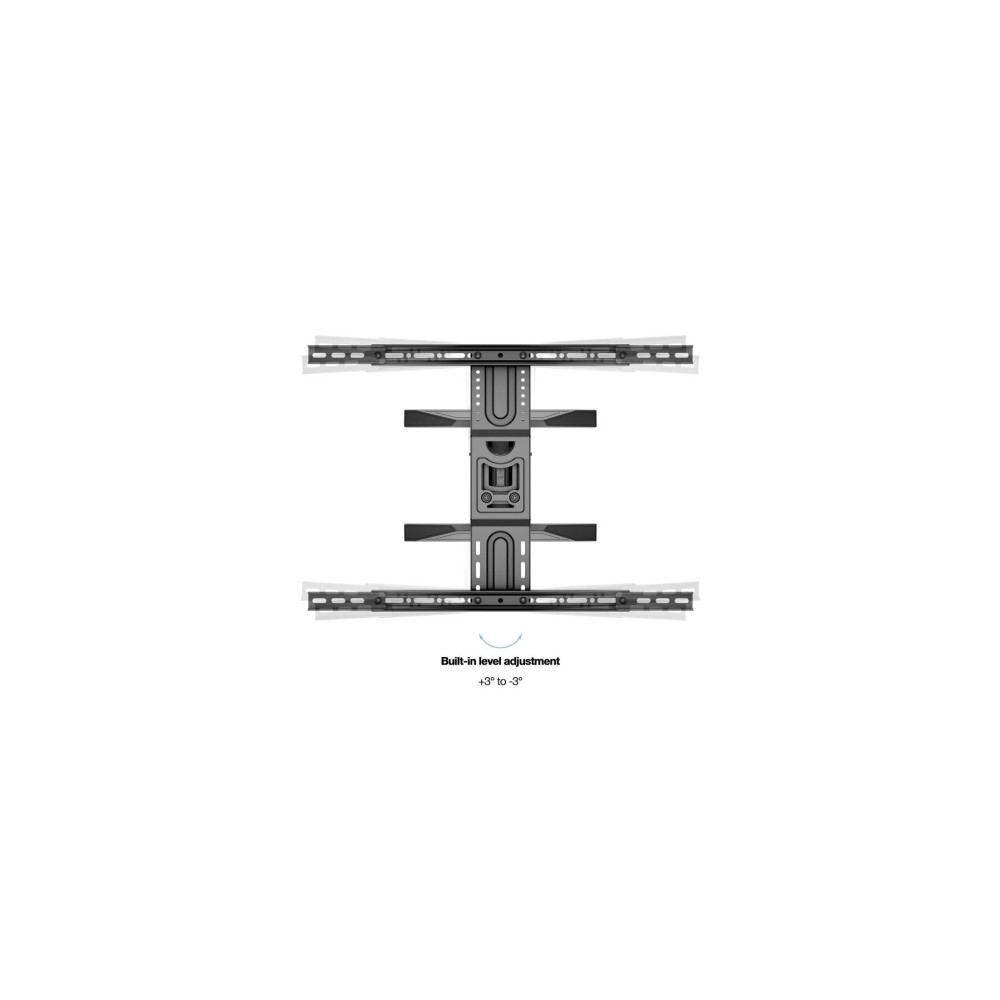 Produktbild för Multibrackets M VESA Flexarm L Full Motion Dual konsol - justerbar arm med full rörlighet - för LCD-display - svart