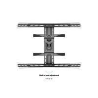 Produktbild för Multibrackets M VESA Flexarm L Full Motion Dual konsol - justerbar arm med full rörlighet - för LCD-display - svart