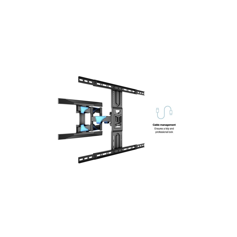 Produktbild för Multibrackets M VESA Flexarm L Full Motion Dual konsol - justerbar arm med full rörlighet - för LCD-display - svart