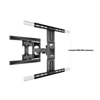 Produktbild för Multibrackets M VESA Flexarm L Full Motion Dual konsol - justerbar arm med full rörlighet - för LCD-display - svart
