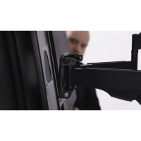 Produktbild för Multibrackets M VESA Flexarm L Full Motion Dual konsol - justerbar arm med full rörlighet - för LCD-display - svart