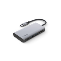 Produktbild för Belkin CONNECT 4-in-1 hubbadapter för flera portar - USB-C - HDMI