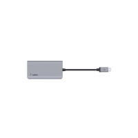 Produktbild för Belkin CONNECT 4-in-1 hubbadapter för flera portar - USB-C - HDMI