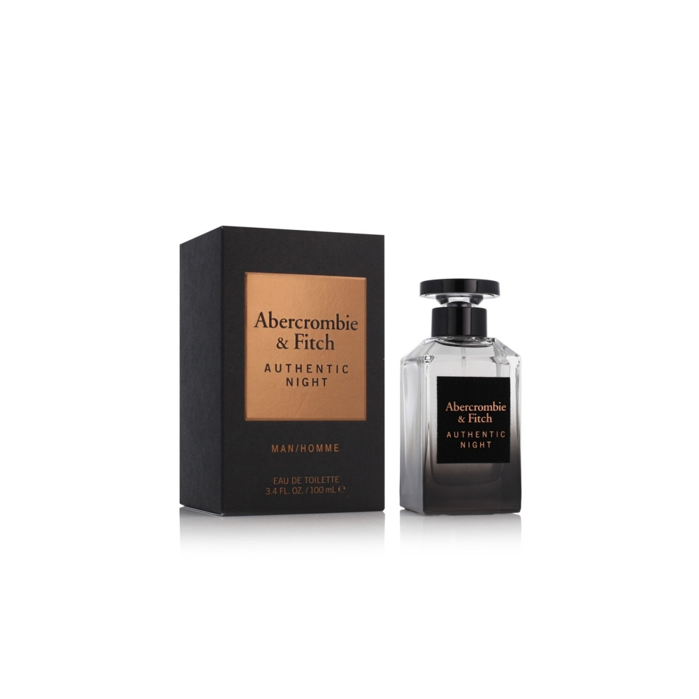 Produktbild för Abercrombie & Fitch Authentic Night Man Eau De Toilette 100...